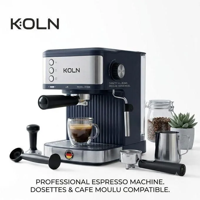 Koln Cafetière Machines A Cafe Expresso Professionnelle 1.8L