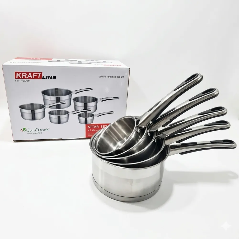 طقم كاسرول (إينوكس)– 5 قطع من كرافت لاين