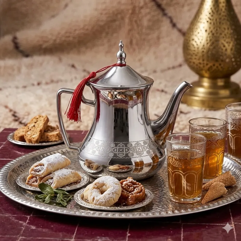 إبريق شاي انوكس فاخر