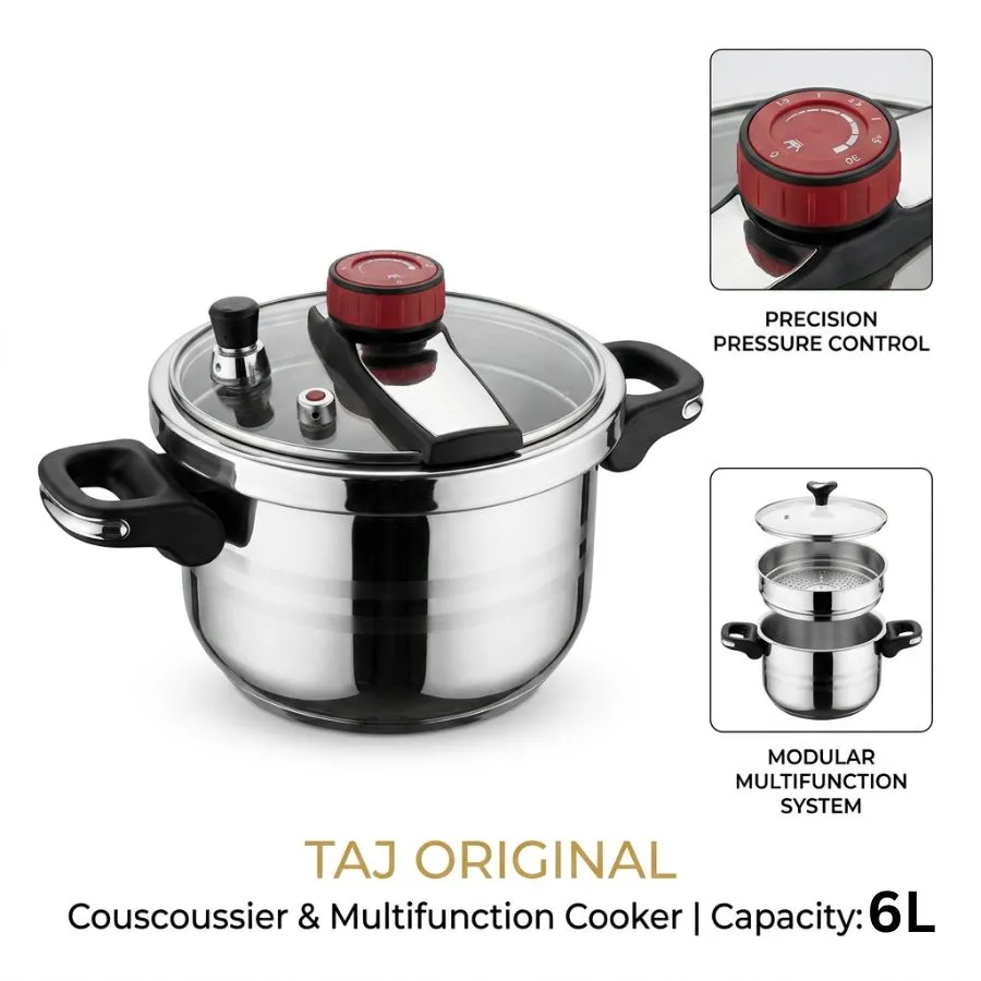 Cocotte 6L koln avec couscoussiere 