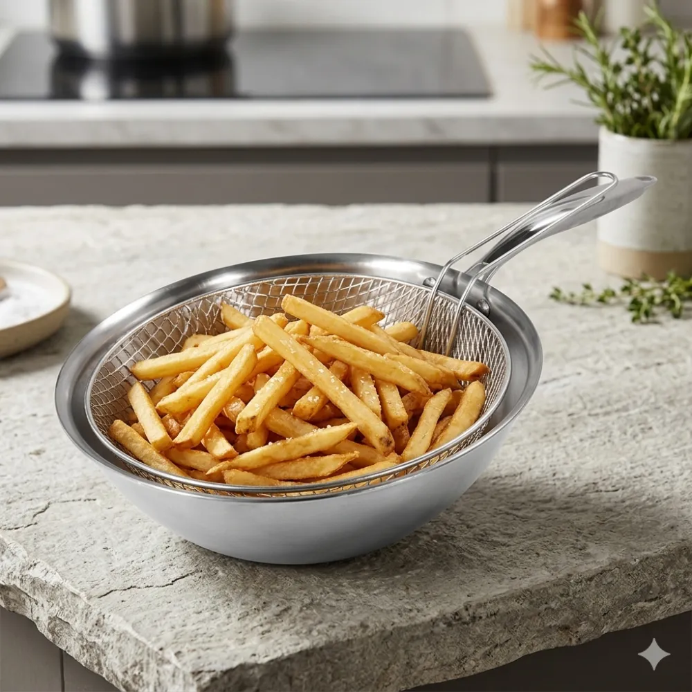 مقلاة قلي انوكس 26 cm – جودة عالية