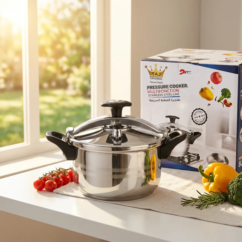 طنجرة الضغط انوكس | Cocotte 8L INOX 18/10